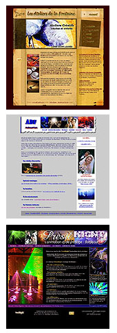 Des sites qui vous ressemblent... création sites internet paris